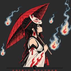 Alternative view of Spirit Weather - 285gsm Faded Wash T-Shirt