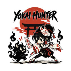 Alternative view of Yokai Hunter - Regular Fit T-Shirt