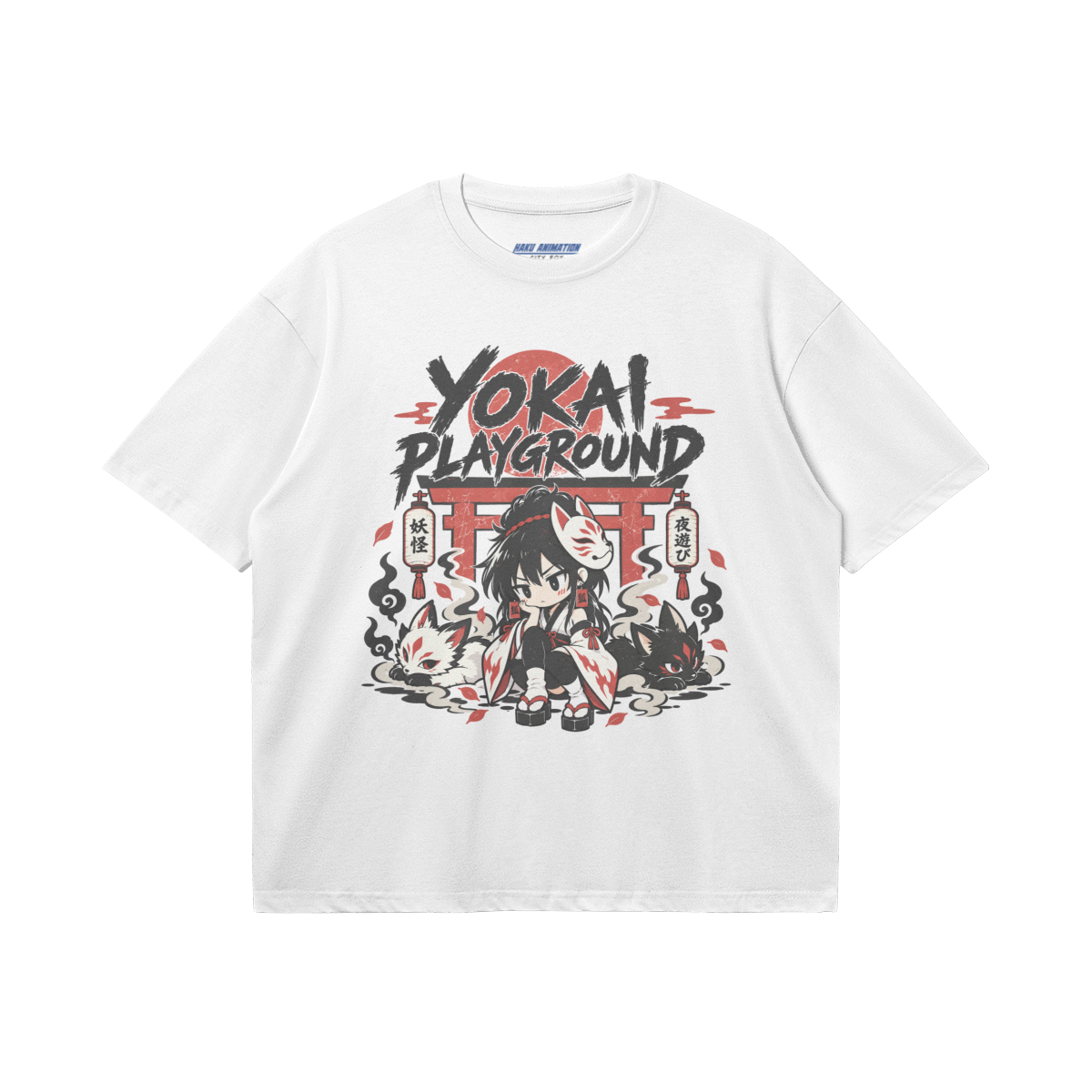 Yokai Playground 240GSM Boxy T Shirt Yokai Playground - 240GSM Boxy T-Shirt