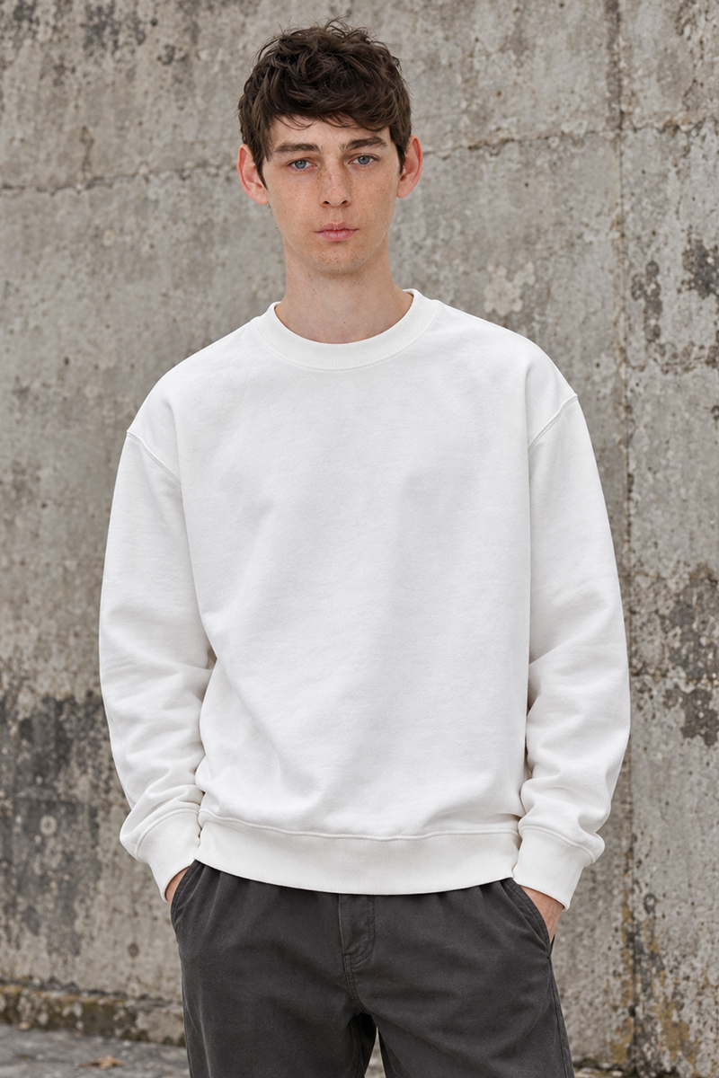 370GSM Sweatshirt Model