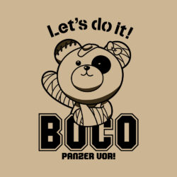 Boco 2 Back Art Preview Girls und Panzer Boco - 285gsm Faded Wash T-Shirt - Image 3