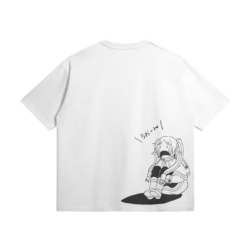Alternative view of Crying For Three Full Days & Nights - 305GSM Oversized T-Shirt