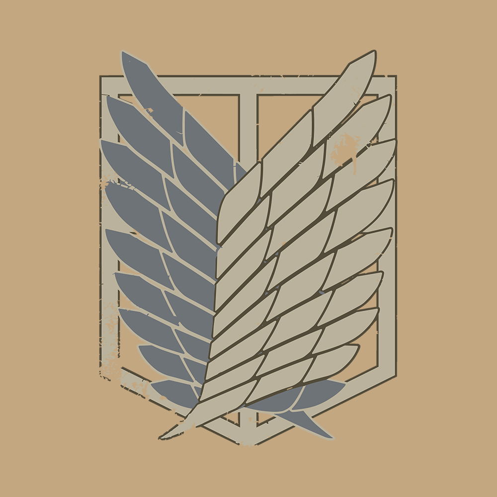 Survey Corps 3 Art Preview Survey Corps - 440GSM Faded Hoodie - Image 3