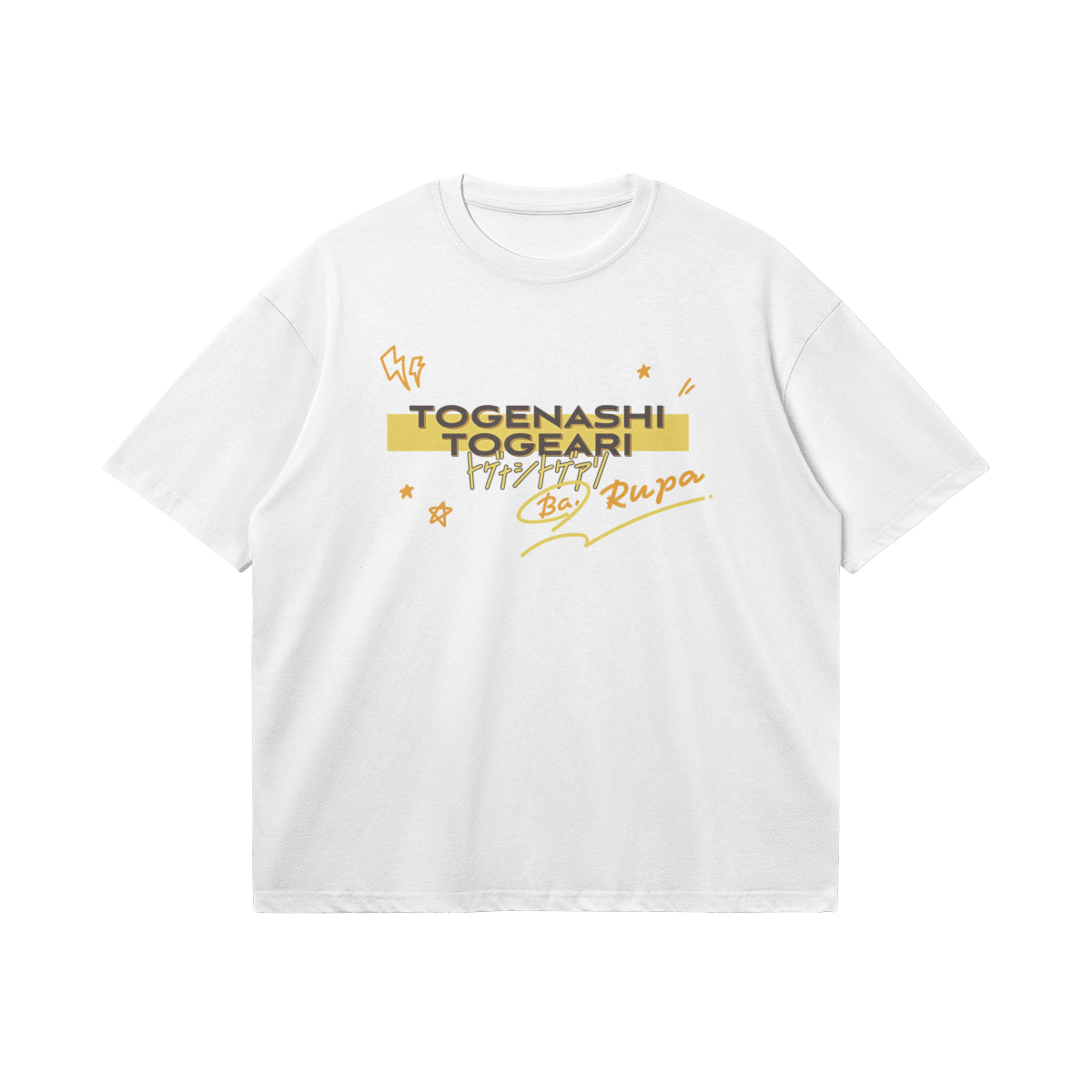 Togenashi Togeari Rupa 240GSM Boxy T Shirt Togenashi Togeari, Rupa - 240GSM Boxy T-Shirt