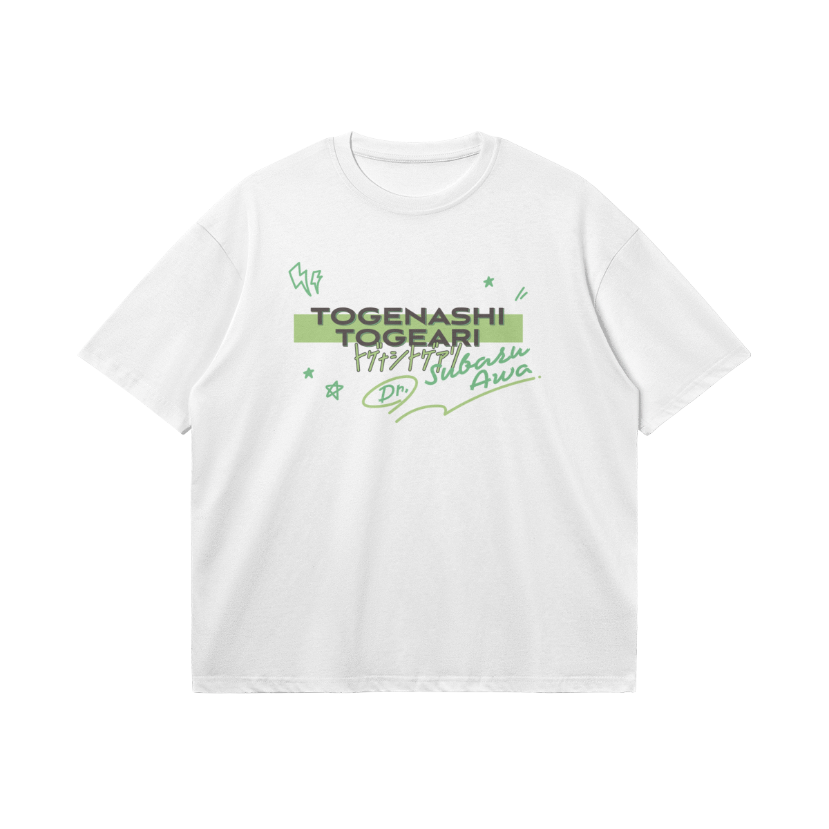 Togenashi Togeari Subaru Awa 240GSM Boxy T Shirt Togenashi Togeari, Subaru Awa - 240GSM Boxy T-Shirt