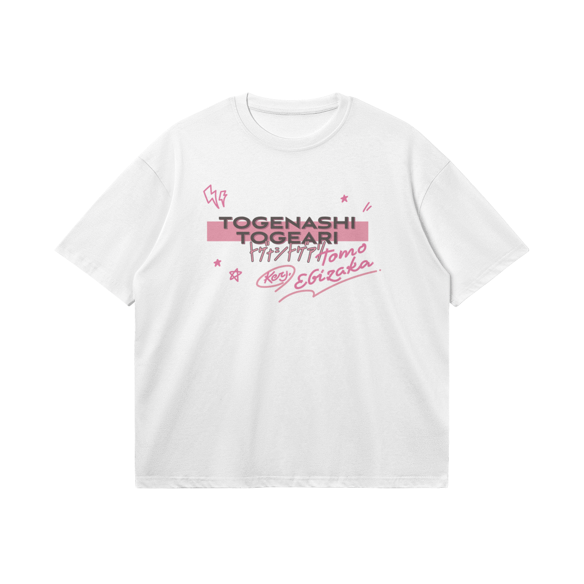 Togenashi Togeari Tomo Ebizuka 240GSM Boxy T Shirt Togenashi Togeari, Tomo Ebizuka - 240GSM Boxy T-Shirt